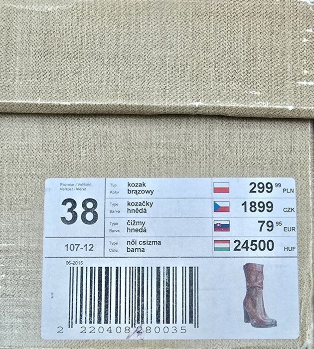 Kozaki skórzane Lasocki