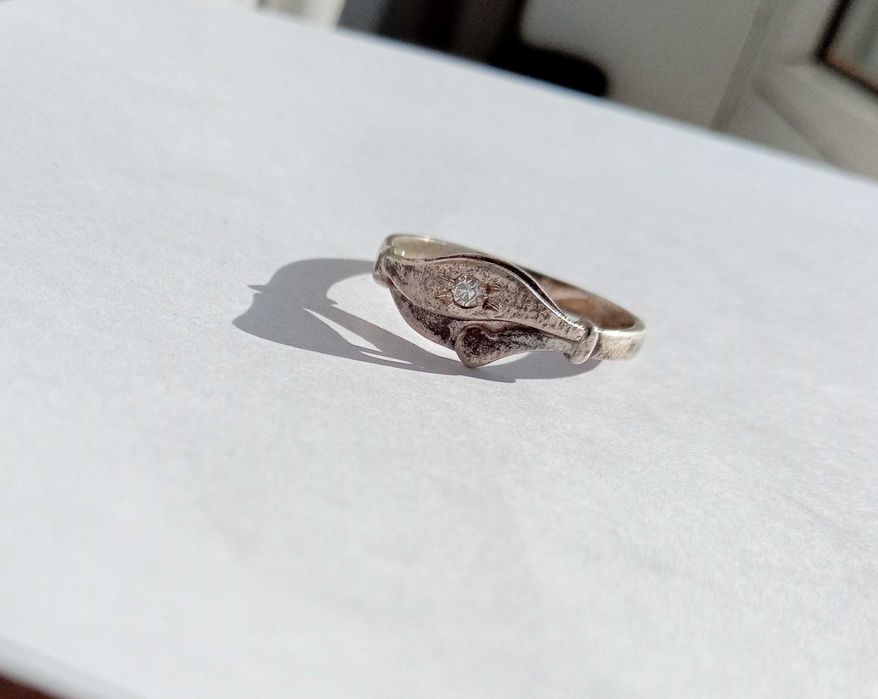 Колечко кольцо вінтажне Срібло 925 проба. Зірочка. СССР