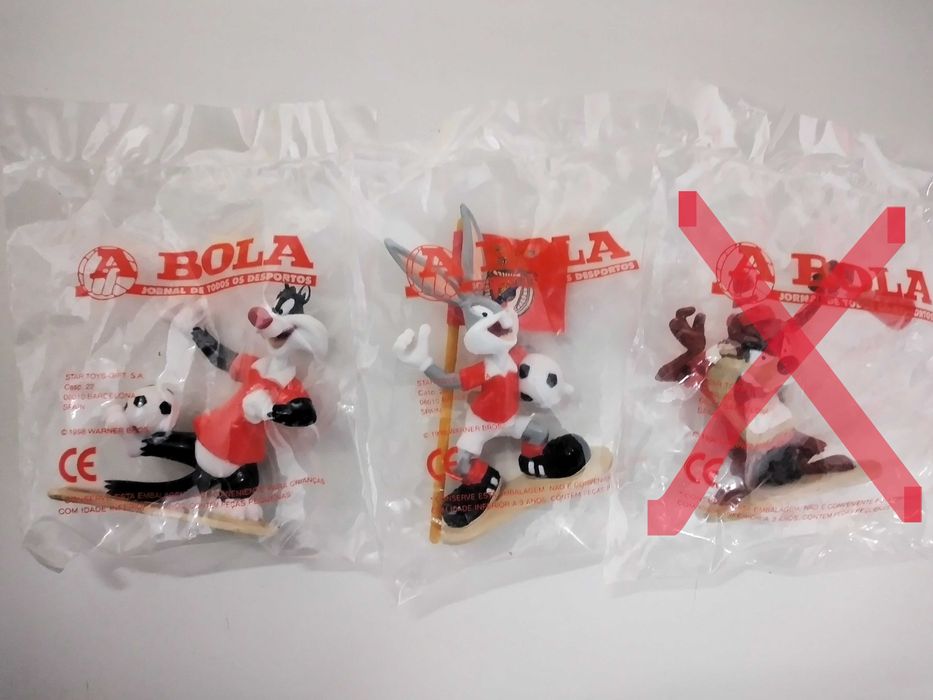 Bonecos A Bola / Benfica - Porto - Sporting/ Looney Tunes/ Star Toys