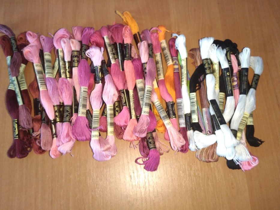 Нитки DMC ДМС (Франция) для вышивания.