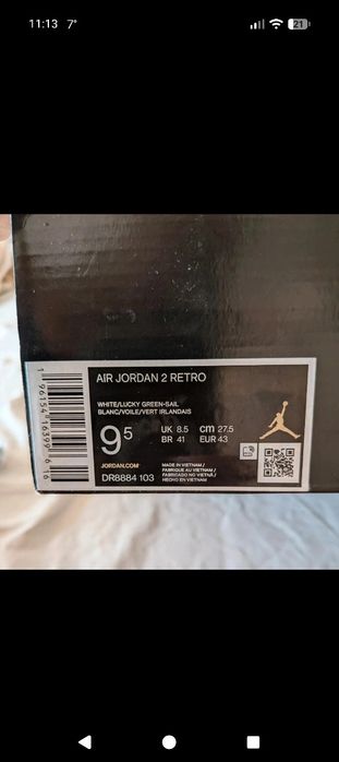 Sapatilhas Air Jordan 2 retro