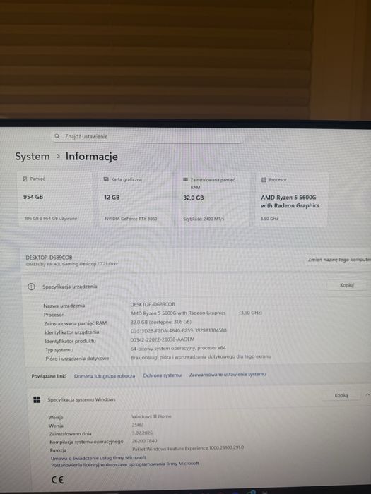 Komputer stacjonarny