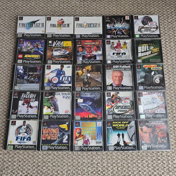 Zestaw 20 gier na PlayStation 1