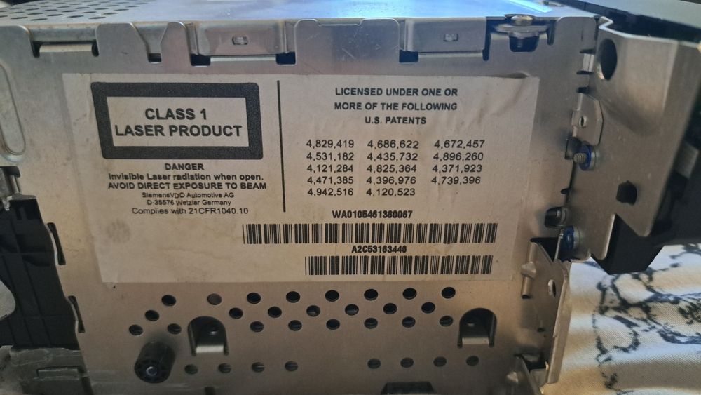 Czytnik radio napęd dvd nawigacja duża CCC9123087 BMW E60 E61