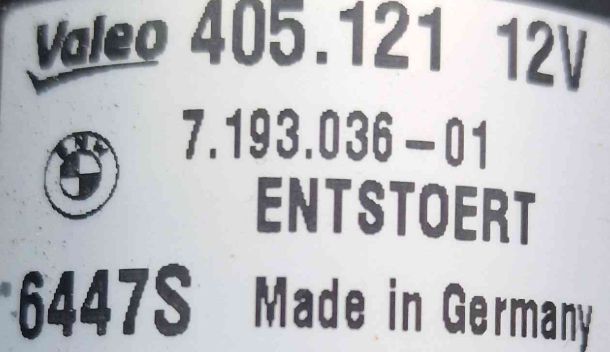Motor Limpa Vidros Frente BMW 1 (E87) ano 2008