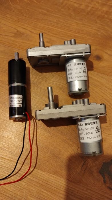 Części elektroniczne silniki z przekładniami