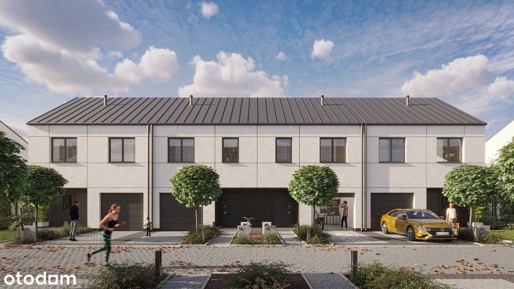 Segment środkowy 119m² + ogródek 76m²