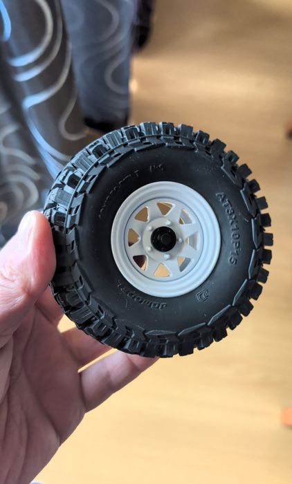 Jantes RC crawler/ scale com pneus