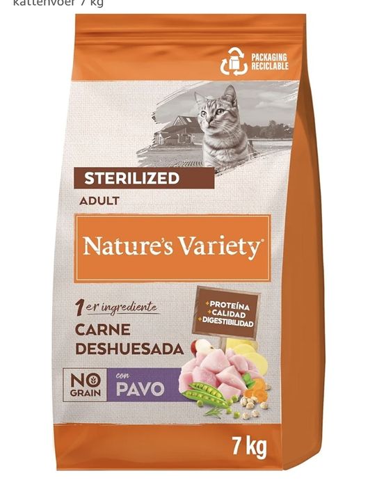 Nature's Variety No Grain Sterlised Adult, indyk 7kg

1,25 kg