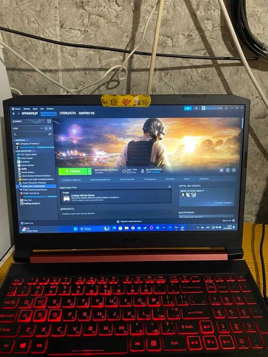 Игровой ноутбук acer nitro 5 an515-43