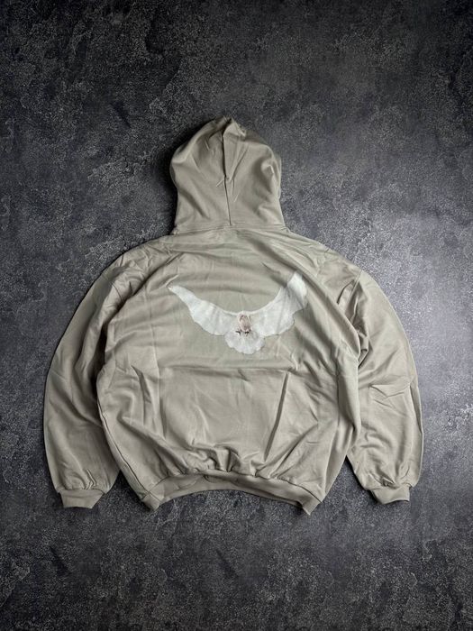 Yeezy GAP BALENCIAGA dove hoodie oversize бежевий худі худи оверсайз М