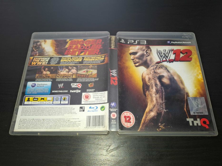 W12 WWE 12 W 12 - Sony PS3