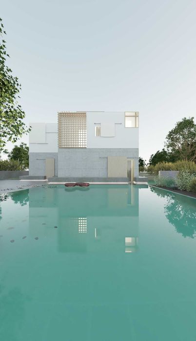 Imagens 3D Arquitetura exteriores e interiores