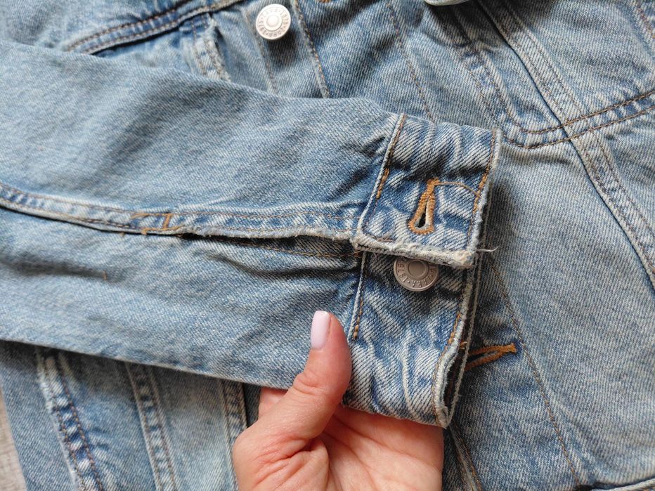 Джинсова куртка дівчинка 6 7 8 9 років 120 130 джинсівка zara