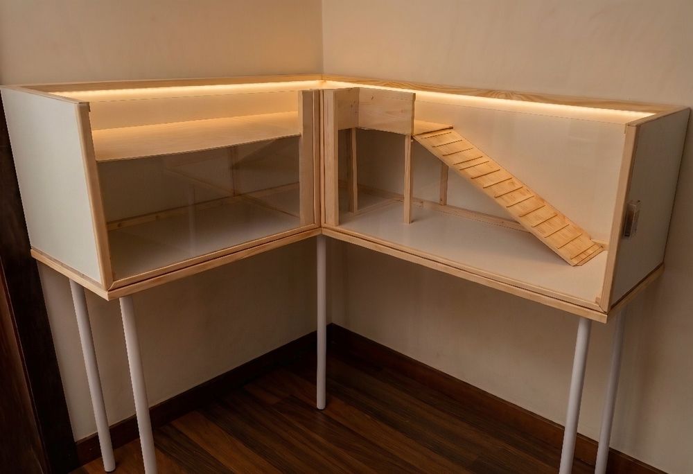 Casas P/ coelho/hamster personalizada