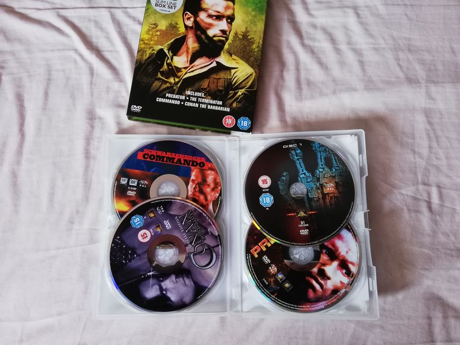 Schwarzenegger - colecção de 4 clássicos em dvd (portes grátis)