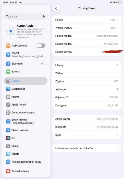 Ipad 10 generacji