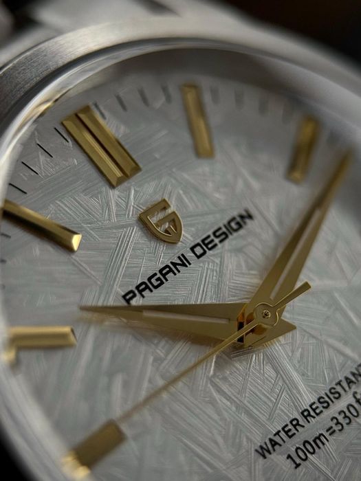 Годинник наручний | Pagani Design PD-1734 Silver-White водонепроникний