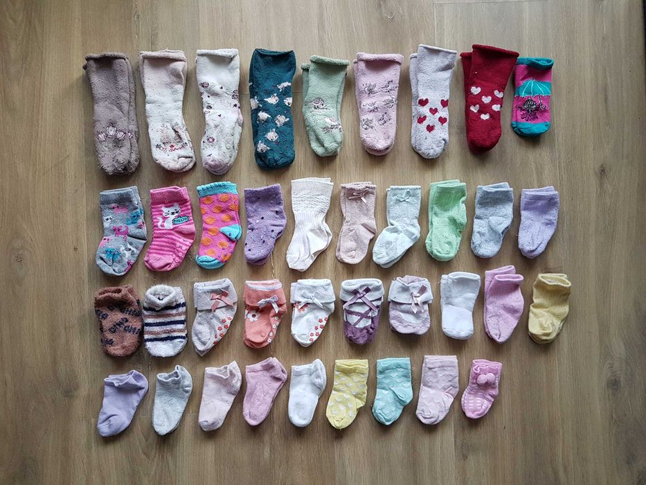 Zestaw ubranek dla noworodka 56/62/68/74 body pajac bluzy skarpetki