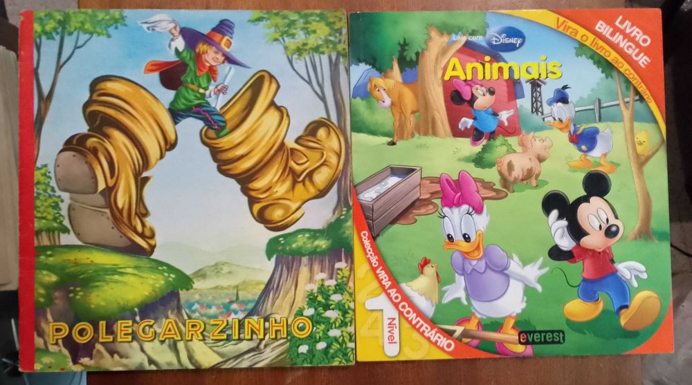 Polegarzinho + Animais Disney 2 Livros