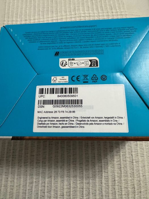 Amazon Alexa Echo Dot (5ª Geração), NOVO -
ORIGINAL