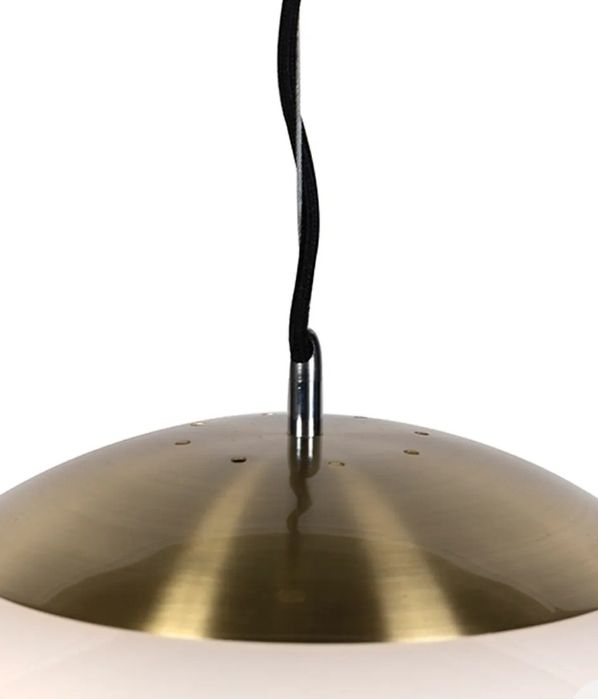 Luminária escandinava de vidro opala de 50 cm - Bola 50 
cm - Bola 50