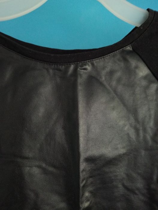 Bluzka czarna rękaw 3/4 XS/S 34/36