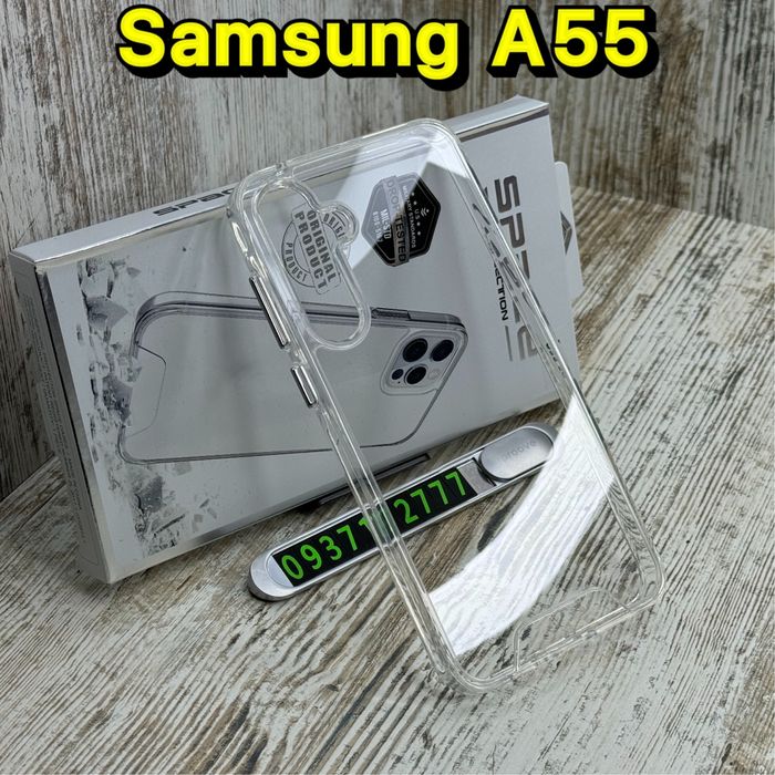 Чехол оригинал Space на Samsung A55/ S24 FE/ S25 FE. Прозрачный чохол