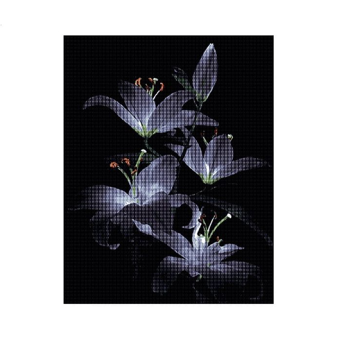 Diamond painting haft diamentowy  - lilie (1583)
