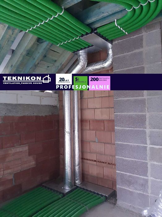 Rekuperacja montaż System bilansujemy po uruchomieniu