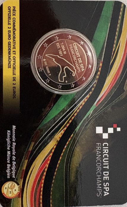 Moeda 2€ Comemorativas Belgica - Coincards e Proof