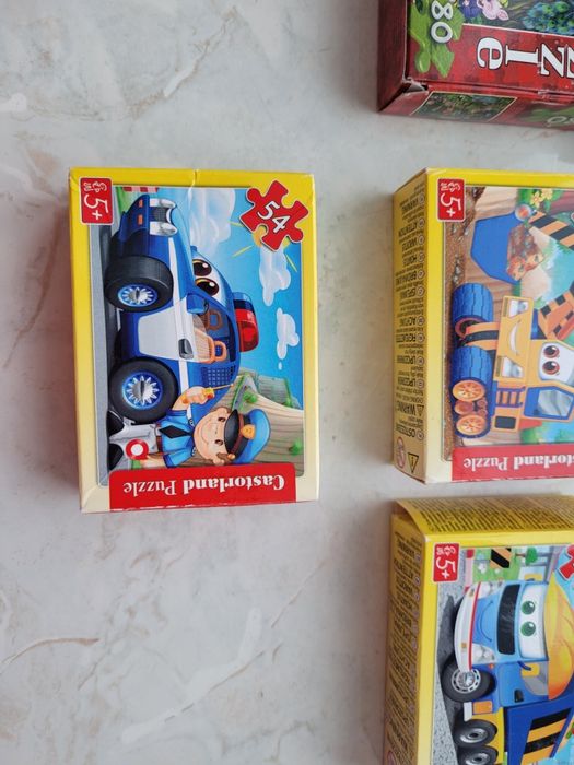 Продам Пазли Пазлы машинки, мультики