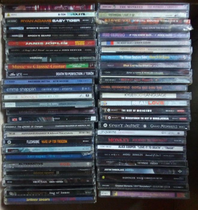 CD диски зарубежных исполнителей (рок, попса)