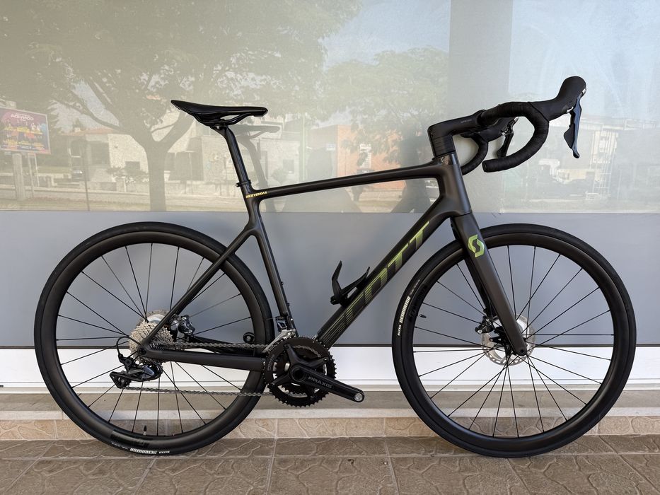 Bicicleta de estrada Scott - rodas carbono - Tamanho L