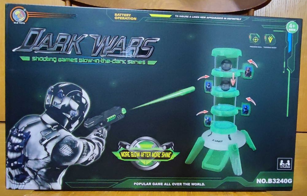 Игровой  развивающий набор Тир башня Dark Wars пистолет бластер