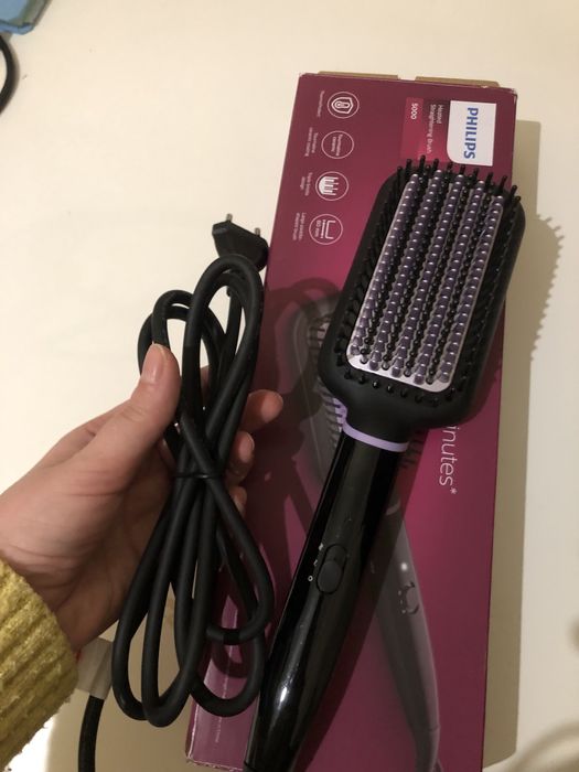 Escouva electrica para esticar cabelo