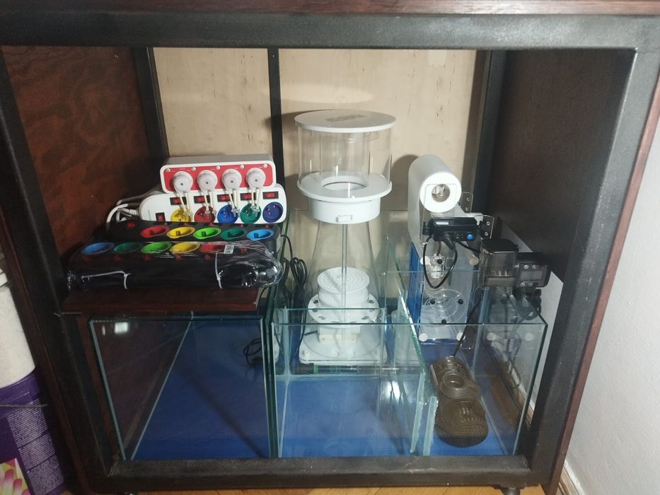 Zestaw akwarium morskie 350l prawie kompletne sump warte ponad 10000zł