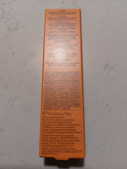 Podkład do twarzy Vichy Capital Soleil UV-Age Daily fluid SPF50 -NOWY!