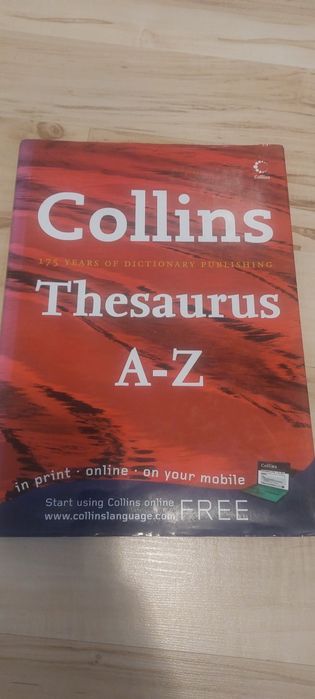 Encyklopedia Collins Thesaurus A-Z w twardej okładce