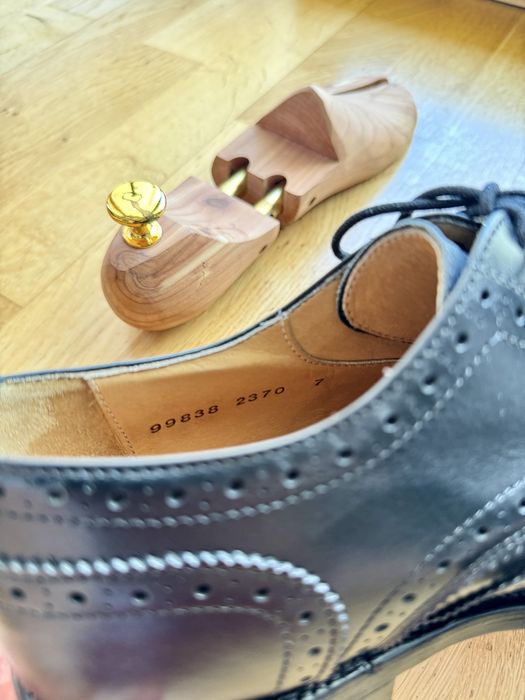 Buty Berwick 2370 brogsy derby rozmiar 7