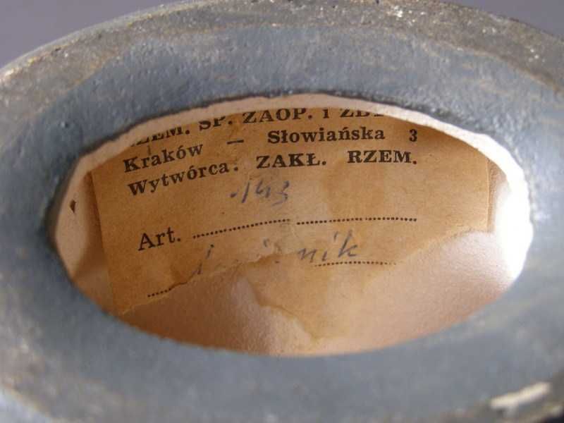 Dwa świeczniki PRL - TECHNOPLASTYKA , Kraków + metka