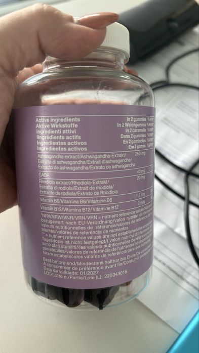 Gomas de controlo de Cortisol