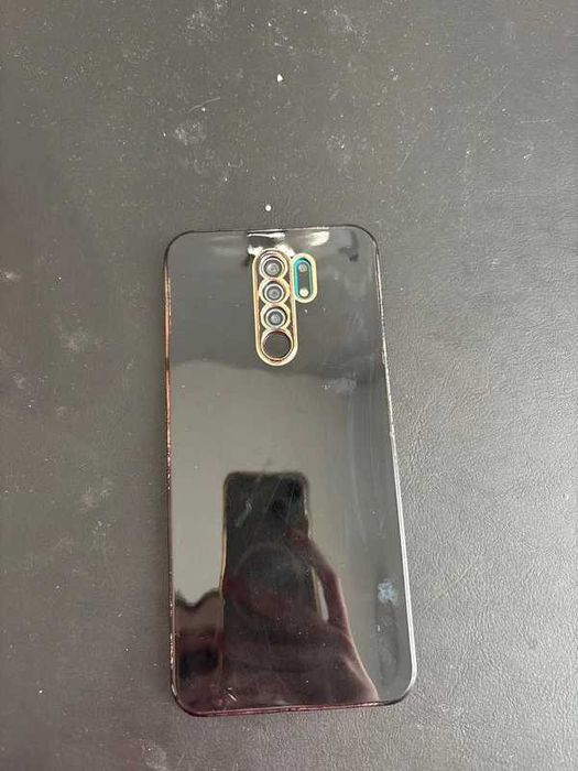 Czarny case  na telefon redmi 9- etui