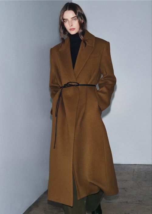 Вовняне пальто Zara