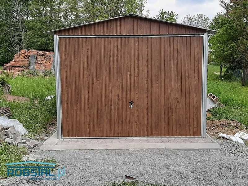 Garaż 3x6 drewnopodobny-montaż GRATIS!