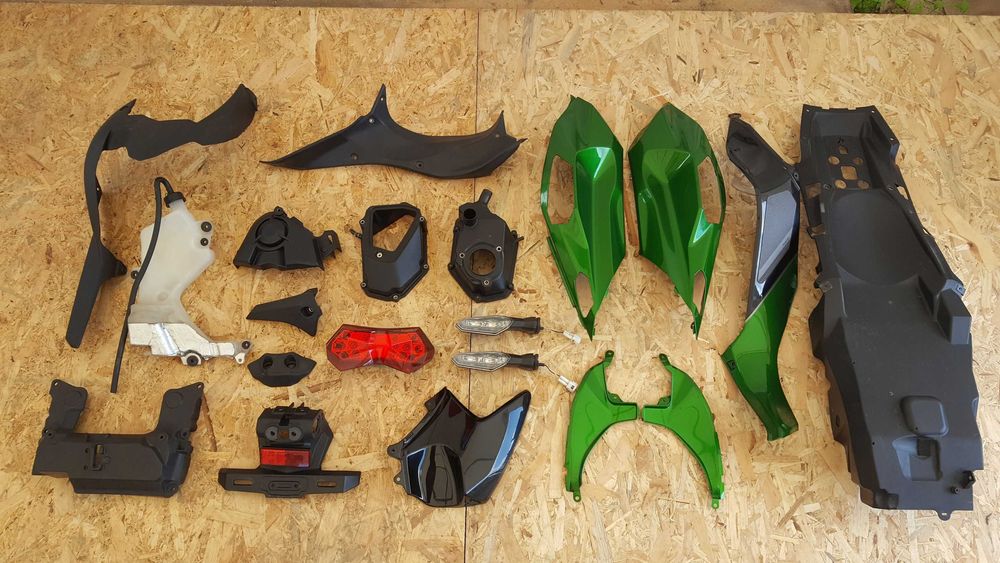 Ninja H2 SX se czujnik wiazka wentyalator przelacznik manetka lampa