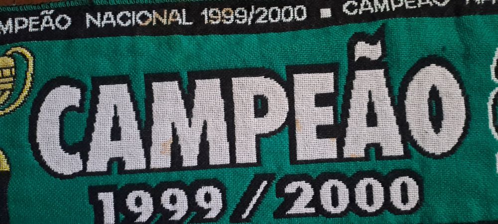 Cachecol Sporting campeão 1999/2000