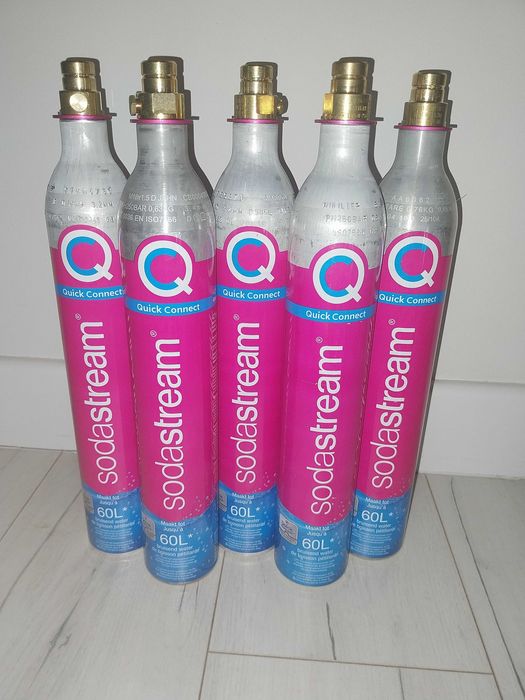 Pojemniki puste różowe sodastream 5szt