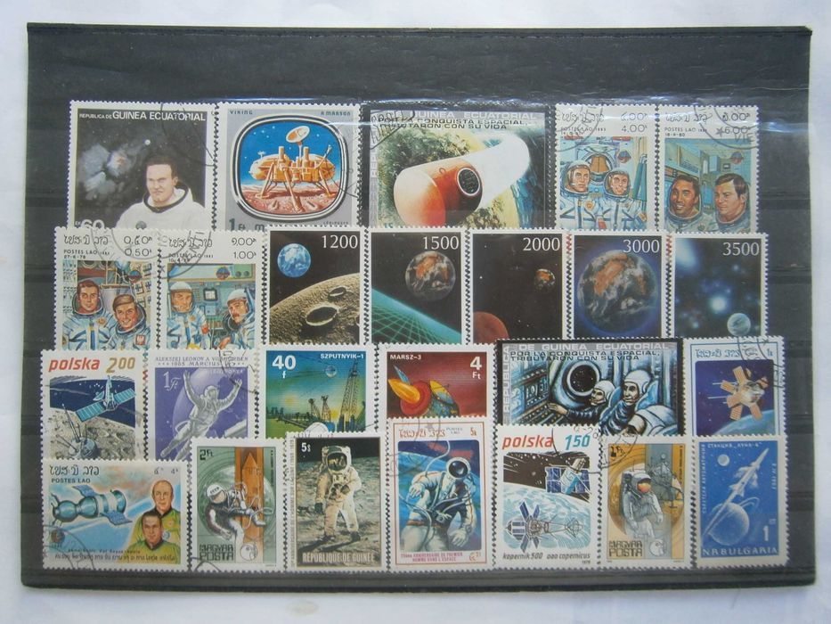 56 selos do tema Astronáutica todos diferentes