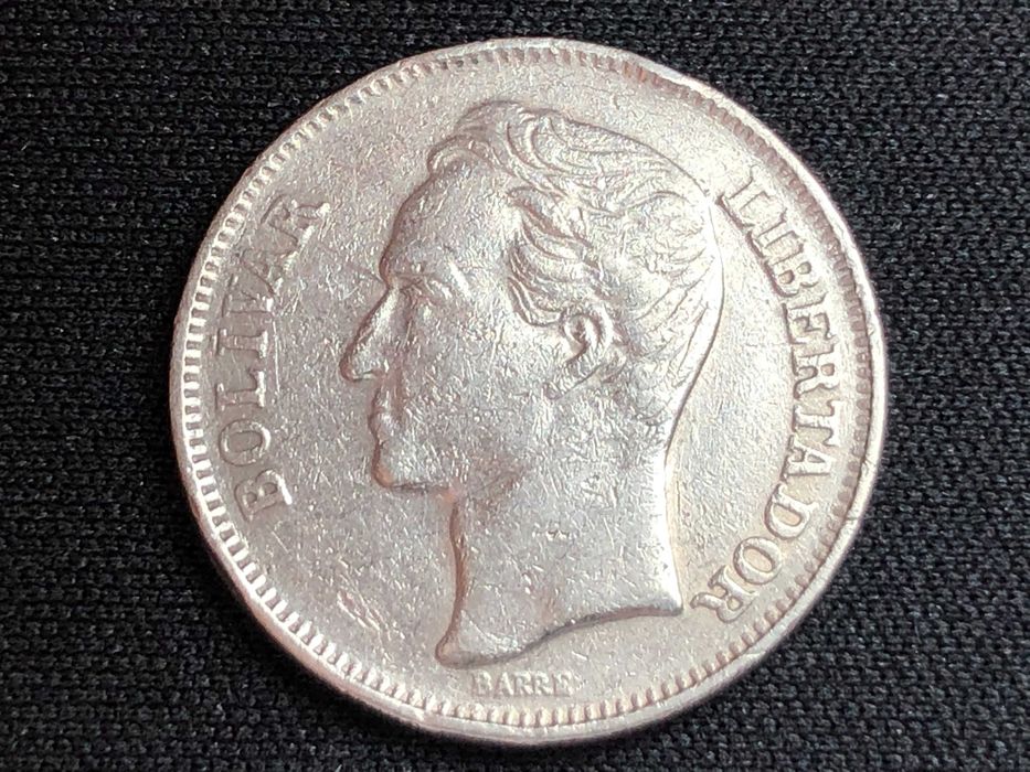 Venezuela 1967 - 1 Bolivar Cuproniquel